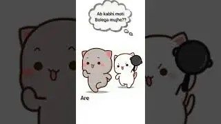 Gomu teasing peachu | angry peachu  | gomu peachu fight #love #funny #cutenessoverload #videos