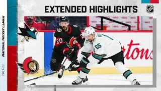 San Jose Sharks vs Ottawa Senators Oct 21, 2021 HIGHLIGHTS