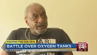 Veteran battles VA over oxygen tanks