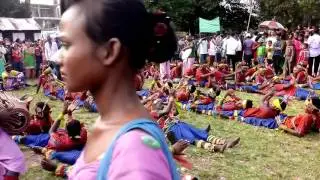 Traditional Santhal dance of eastern Nepal