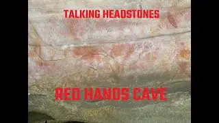 1200yo ABORIGINAL CAVE ART RED HANDS CAVE