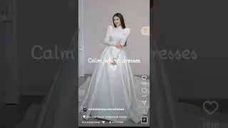 White bridesmaid #dresses for #princesses #design #Fashion #muslim #Saudi #Jordan#Algeria#