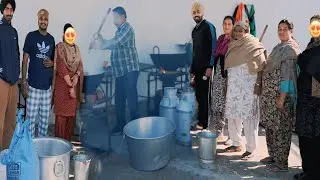 Sanover ਕੇ ਘਰ ਲੱਗੇ ਹਲਵਾਈ 😋 ਗੁੱਗੂ ਮੰਮੀ ਨੂੰ ਲੈਕੇ ਗਿਆ ਸਨੋਵਰ ਕੇ ਘਰ 🤗 #sandhuhoni22 #sanoverdaviha