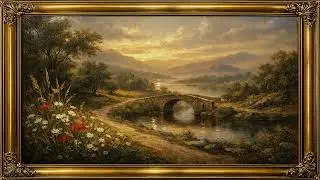8 Hour Landscape Framed Artwork | TV Wall & Home Decor Ambience