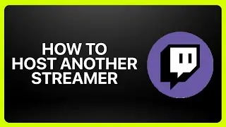 How To Host Another Streamer on Twitch 2025! Tutorial