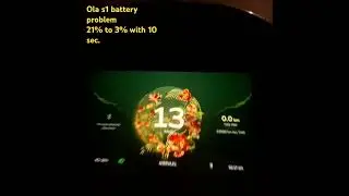 ola s1 battery problem  21% to 3%wd in 10sec. @OlaElectric