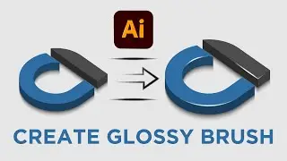 How to Create Glossy Logo Look in Adobe Illustrator | Tutorial