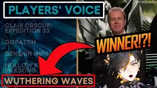 UNBELIEVABLE CRY Wuthering Waves WINS TGA PLAYERS' VOICE