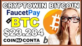 CRYPTOWIN GANHE BITCOIN(BTC) GR&Aacute;TIS E F&Aacute;CIL NA HORA (FAUCET A CADA 15 MINUTOS E CLIQUES EM SITES)