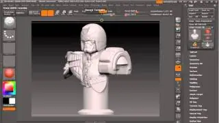 Zbrush Judge Dredd Bust