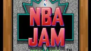 NBA JAM Super Nintendo Game Soundtrack Title Menu
