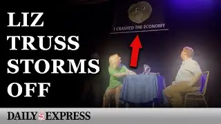 Liz Truss storms off stage over lettuce banner | &lsquo;That&rsquo;s not funny!&rsquo;