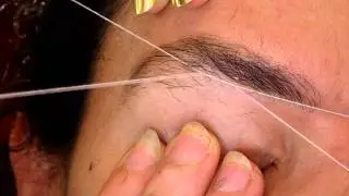 More brow threading with Lee (2)