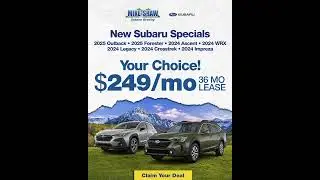 New Subaru Specials &ndash; Lease Your Choice for $249/Month! Outback, Forester, WRX & More! #LeaseDeal