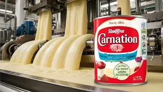How Milk Powder Is Made Inside a Modern Milk Powder Processing  Factory 4K#MilkPowderFactory