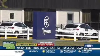 Tyson Foods beef plant in Lexington officially closes its doors