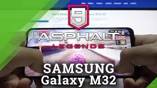 Asphalt 9 Performance Test on SAMSUNG Galaxy M32 - Gameplay - MediaTek Helio G80 FPS Check