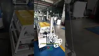 2 strands twisted paper rope making machine for packing and decoration