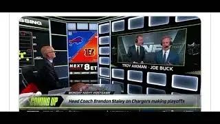 Lol&hellip; why is Joe Buck like this? Troy Aikman tried to lessen the awkward tension with Scott Van Pelt