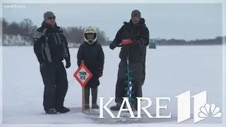 4 vehicles go through ice on same MN lake