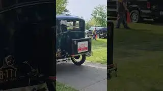 1929 Ford Model A Drive By Engine Sound With Horn Antique Car