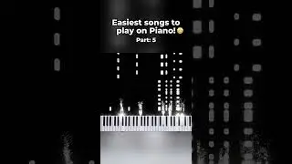 Let me know what easy songs you want to see next !😁 #piano #pianotutorial #pianocover #easypiano