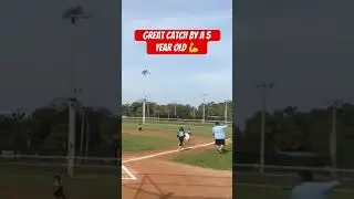 Awesome play by a 5 year old #baseball #kids #kidssports #kidsvideo