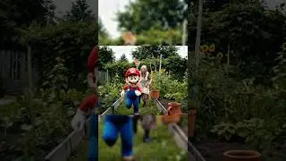 Super Mario's New Enemy is a Romanian Grandma (Al Film Concept)