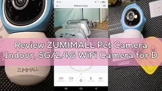 Review ZUMIMALL Pet Camera Indoor, 5G/2.4G WiFi Camera for Dog/Cat with Laser Toy, 3MP Pet Security