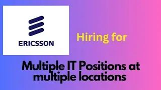 Erricson Hiring for Data Scientist | Erricson IT Jobs | Erricson Jobs | Erricson Job Vacancy
