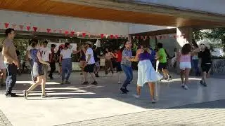 Swing dance in Bustamante park, Santiago, Chile, February 2019