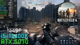 Battlefield 6 MP: RTX 5070 | [High/Low, DLSS 4, FG] - 1440P