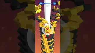 STACK BALL GAMEPLAY LEVEL 262 SUBSCRIBE #STACKBALL #0262