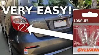 Toyota Matrix Tail Brake Light Bulb Replace