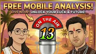 🔴 LIVE: अपना Mobile Number चेक कराएं | WhatsApp: 6391537313 | Mobile Numerology & Astrology Analysis