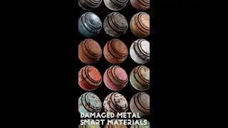 Damaged Metal smart materials