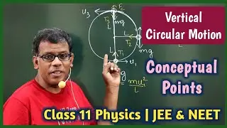 Vertical Circular Motion | Conceptual points | Class 11 Physics | JEE | NEET.