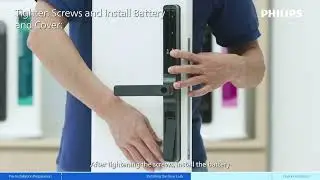 Philips Smart Lock DDL611-18HBS Installation Guide