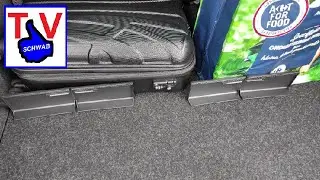 Skoda Cargoelemente Gepäckfixierung cargo elements on a Superb or Octavia and other models / car KFZ