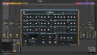 Novation V-Station - Peak Summit skin (Free VST) - Demo by Crazik