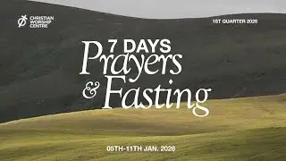 FIRST QUARTER PRAYER AND FASTING