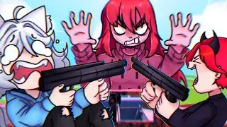 METENDO BALA NAS WAIFU DO ROBLOX KK