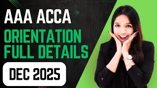 AAA DECEMBER 2025 Batch Details ACCA Exams Audit with Ruchi Goyal - AAA ACCA exams