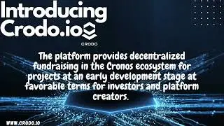 IntroducingCrodo:the Prodigy Crypto Project! @Crodo_io #CRODO #CRONOS @cronos_chain $CROD @cryptocom