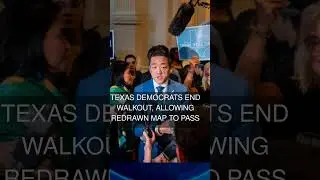 Texas Democrats End Walkout Allowing Redrawn Map to Pass