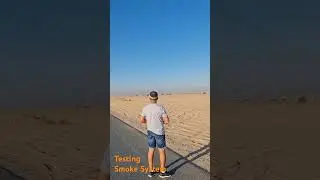 Testing The Smoke System on Sukhoi SU26, 35CC DLE Engine