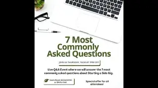 Sneak Peek to a Side Gig - Live Q&A Event - 10/19/22