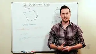 Winkelsumme im Viereck und Verallgemeinerung (Klasse 7)