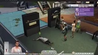 The Sims&trade; 4 I made sims  died from murphy bed