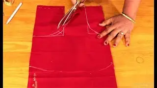 Closed neck cutting and stitching